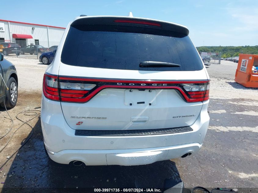 2022 Dodge Durango Citadel Awd VIN: 1C4RDJEG8NC194208 Lot: 39971735