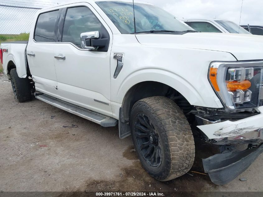 2022 FORD F-150 LARIAT - 1FTFW1ED4NFA31587