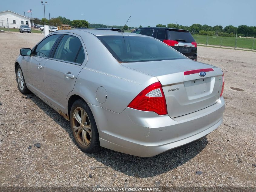 2012 Ford Fusion Se VIN: 3FAHP0HA6CR131987 Lot: 39971765