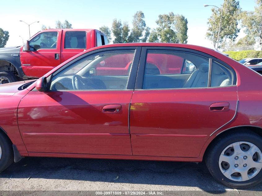 2002 Hyundai Elantra Gls VIN: KMHDN45D52U368025 Lot: 39971809