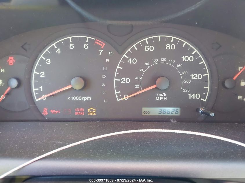 2002 Hyundai Elantra Gls VIN: KMHDN45D52U368025 Lot: 39971809