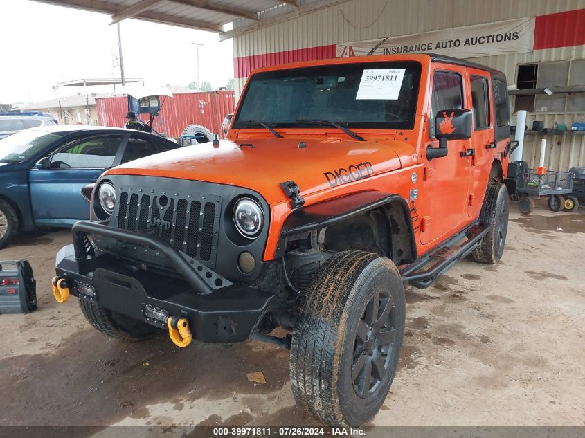 2015 Jeep Wrangler Unlimited Sport VIN: 1C4BJWDG9FL726575 Lot: 39971811