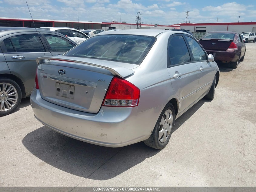 2008 Kia Spectra Ex VIN: KNAFE121285543482 Lot: 39971822