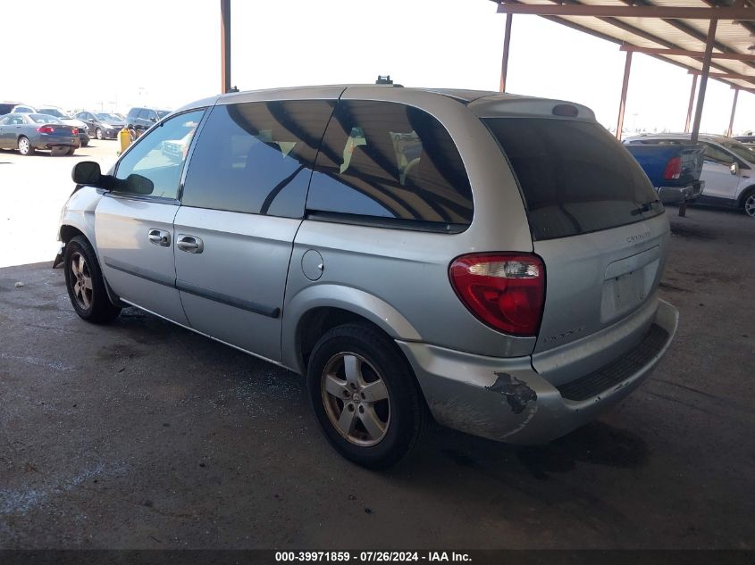 2005 Dodge Caravan Sxt VIN: 1D4GP45R35B139708 Lot: 39971859