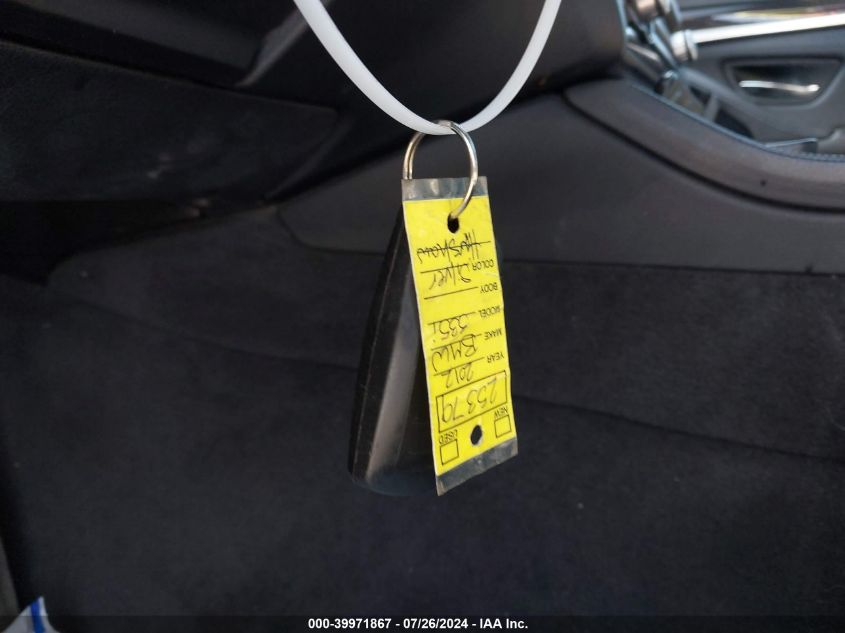 2012 BMW 535I VIN: WBAFR7C58CC810704 Lot: 39971867