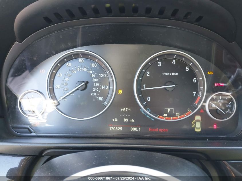 2012 BMW 535I VIN: WBAFR7C58CC810704 Lot: 39971867