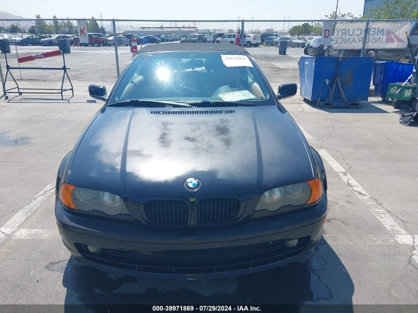 2000 BMW 323Ci VIN: WBABR3344YEG01120 Lot: 39971869