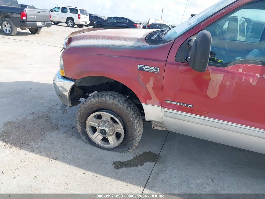 2002 Ford F-250 Lariat/Xl/Xlt VIN: 1FTNW21F12EB06742 Lot: 39971899