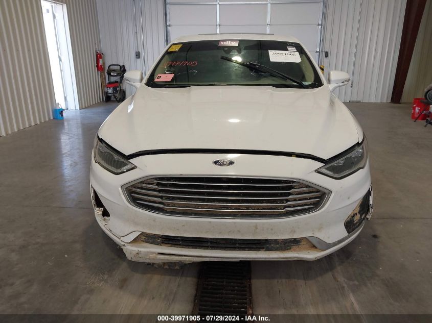 2020 Ford Fusion Sel VIN: 3FA6P0CD3LR130496 Lot: 39971905