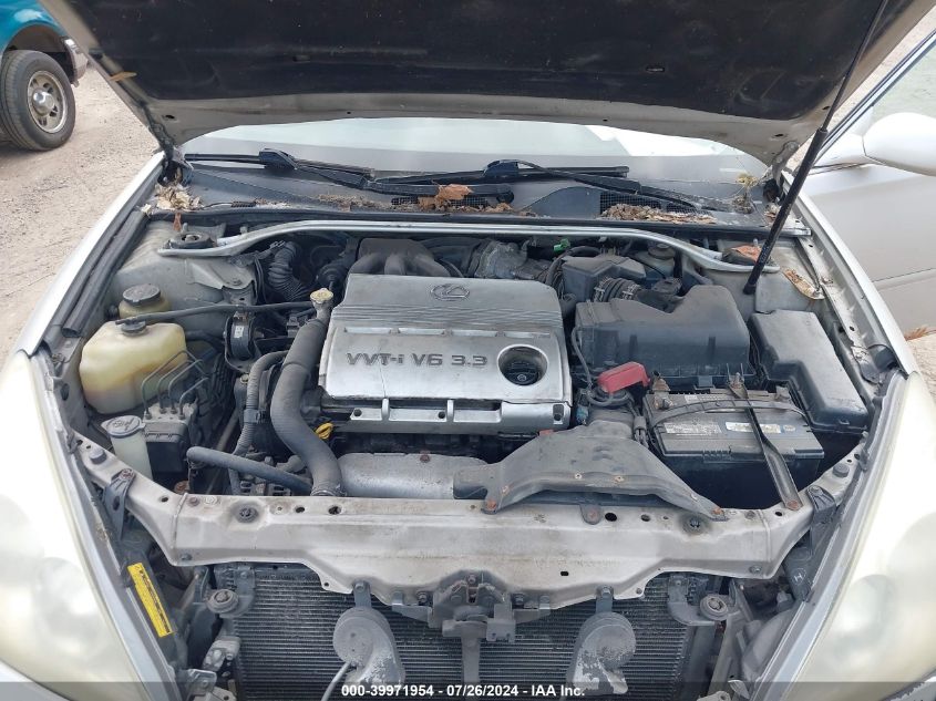 2004 Lexus Es 330 330 VIN: JTHBA30G145034122 Lot: 39971954