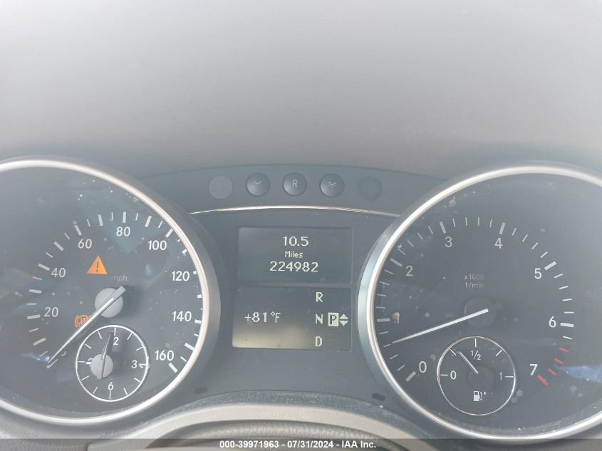 2011 Mercedes-Benz Ml 350 VIN: 4JGBB5GB0BA689019 Lot: 39971963