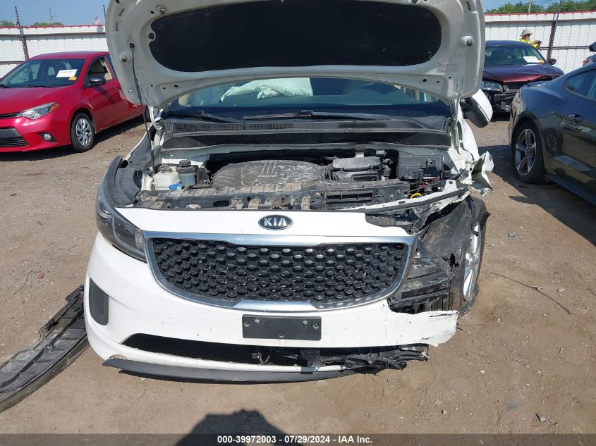 2017 Kia Sedona Lx VIN: KNDMB5C12H6228006 Lot: 39972003