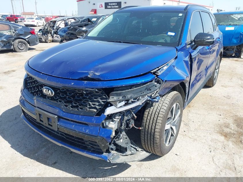 2021 KIA SORENTO S - 5XYRL4LC0MG055334