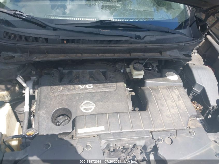 2009 Nissan Murano Sl VIN: JN8AZ18U19W101828 Lot: 39972066