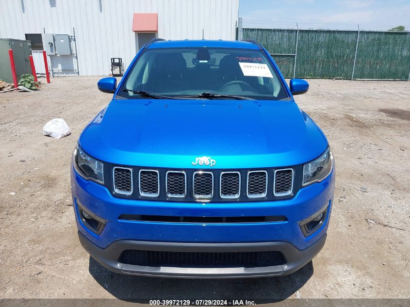 2019 Jeep Compass Latitude Fwd VIN: 3C4NJCBBXKT636322 Lot: 39972129