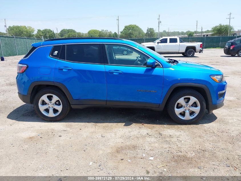 2019 Jeep Compass Latitude Fwd VIN: 3C4NJCBBXKT636322 Lot: 39972129