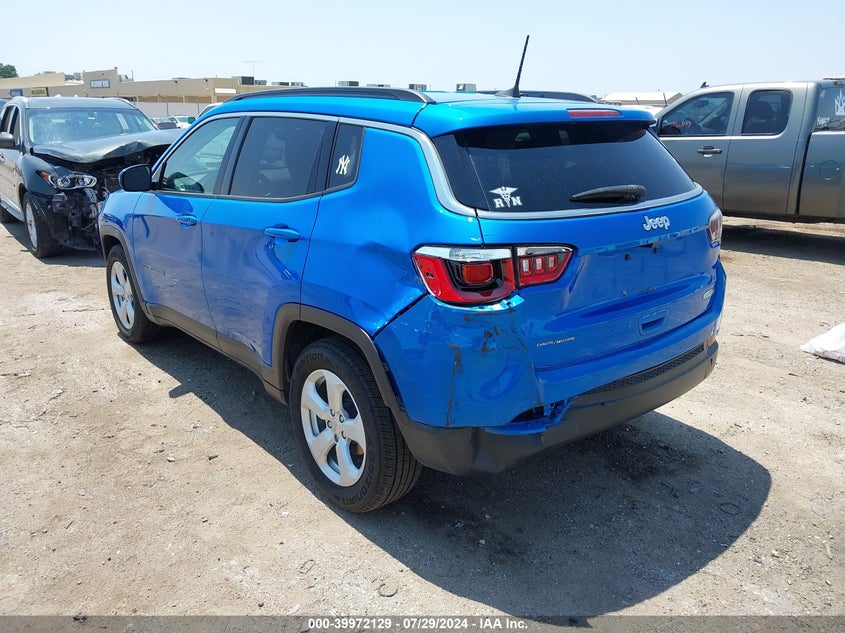 VIN 3C4NJCBBXKT636322 2019 JEEP COMPASS LATITUDE FWD