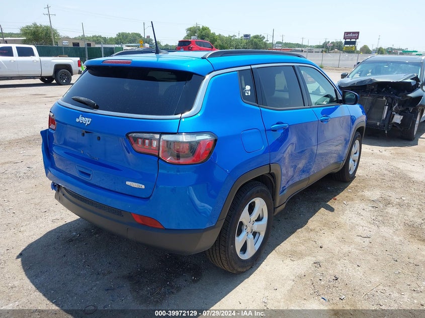 VIN 3C4NJCBBXKT636322 2019 JEEP COMPASS LATITUDE FWD