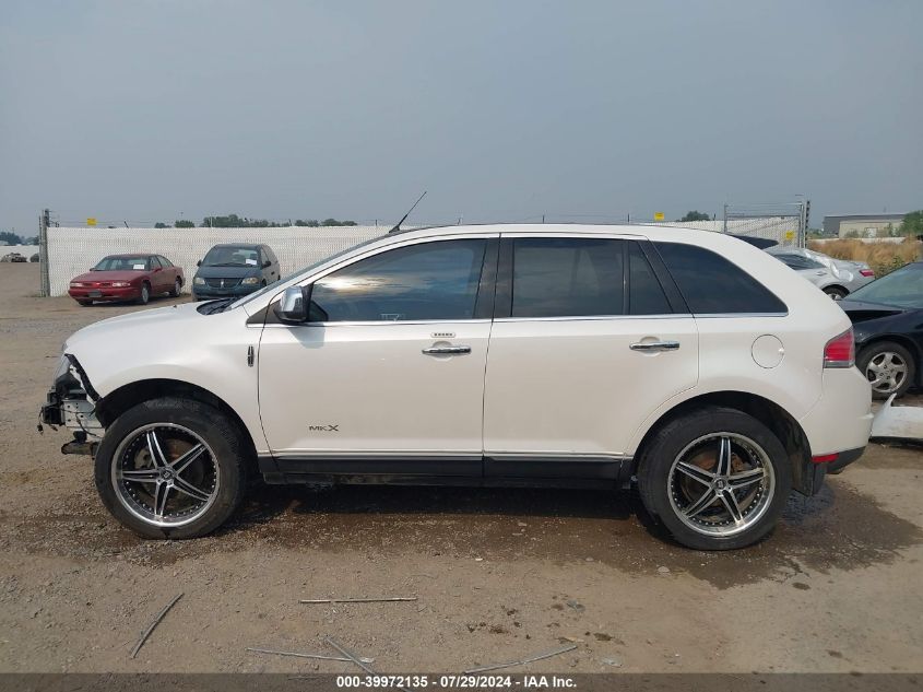 2009 Lincoln Mkx VIN: 2LMDU88C19BJ01661 Lot: 39972135