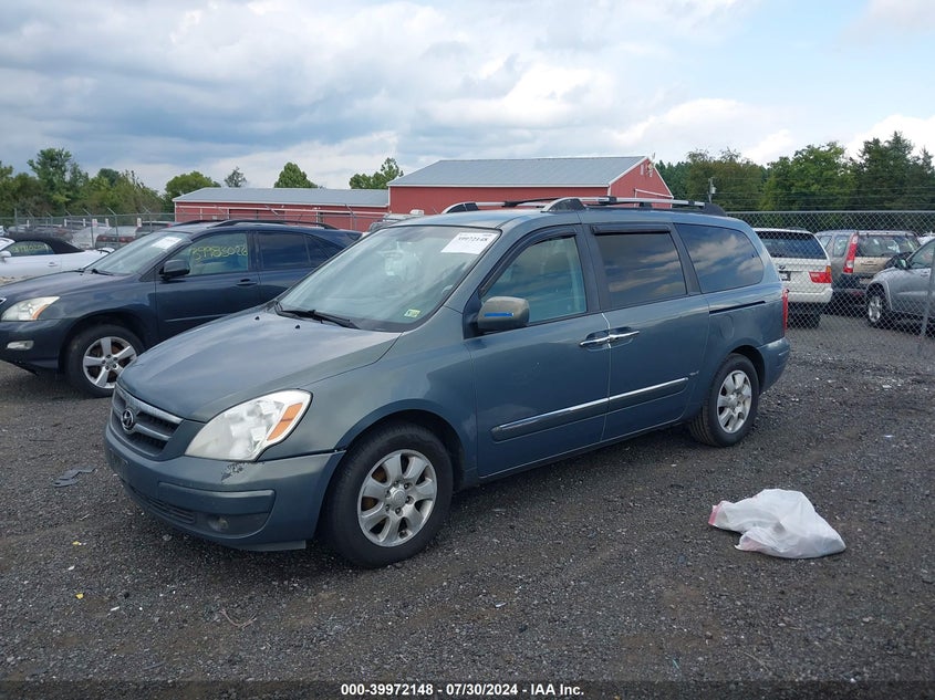 2007 Hyundai Entourage Gls/Limited/Se VIN: KNDMC233976030292 Lot: 39972148