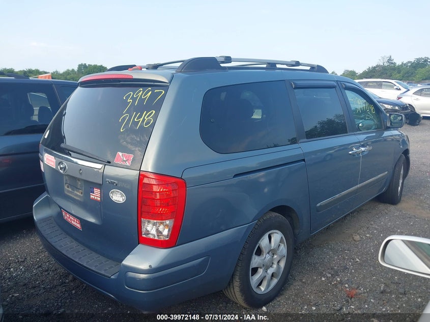 2007 Hyundai Entourage Gls/Limited/Se VIN: KNDMC233976030292 Lot: 39972148