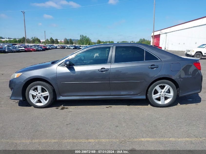 2012 Toyota Camry Se VIN: 4T1BF1FK5CU107236 Lot: 39972169