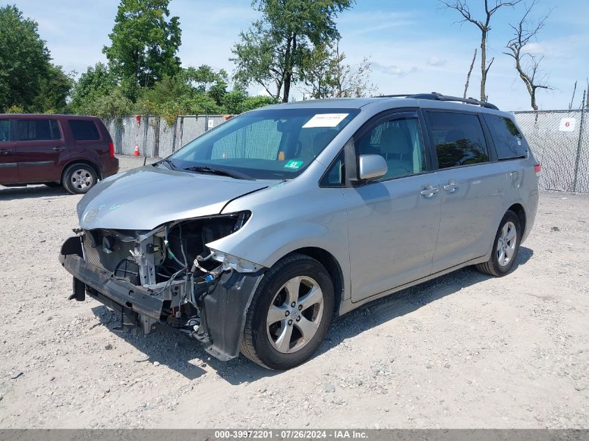 2012 Toyota Sienna Le V6 8 Passenger VIN: 5TDKK3DC7CS187750 Lot: 39972201