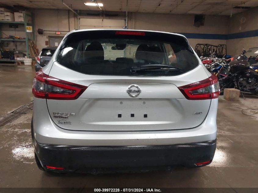 2021 Nissan Rogue Sport S Awd Xtronic Cvt VIN: JN1BJ1AW8MW660839 Lot: 39972228