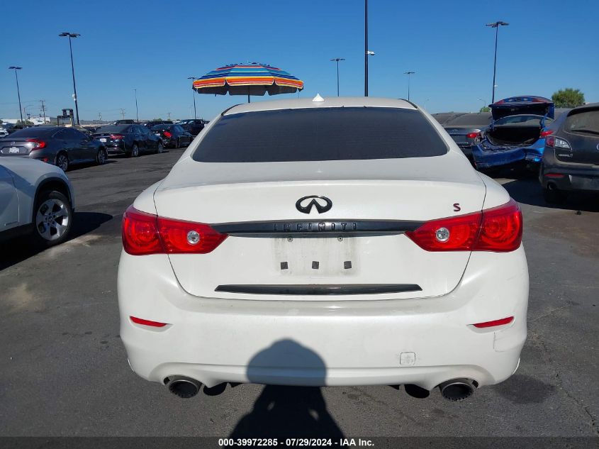 JN1FV7AP7GM420666 2016 Infiniti Q50 3.0T Red Sport 400