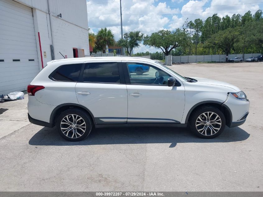 2016 Mitsubishi Outlander Es VIN: JA4AD2A34GZ031541 Lot: 39972287