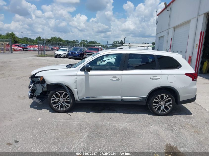 2016 Mitsubishi Outlander Es VIN: JA4AD2A34GZ031541 Lot: 39972287