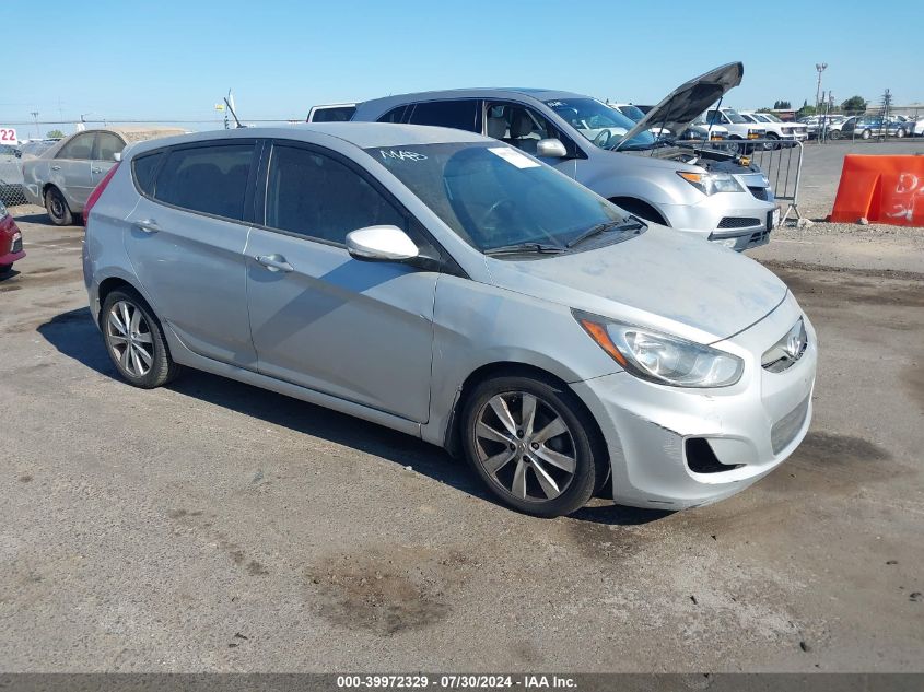 2013 Hyundai Accent Se VIN: KMHCU5AE4DU064514 Lot: 39972329