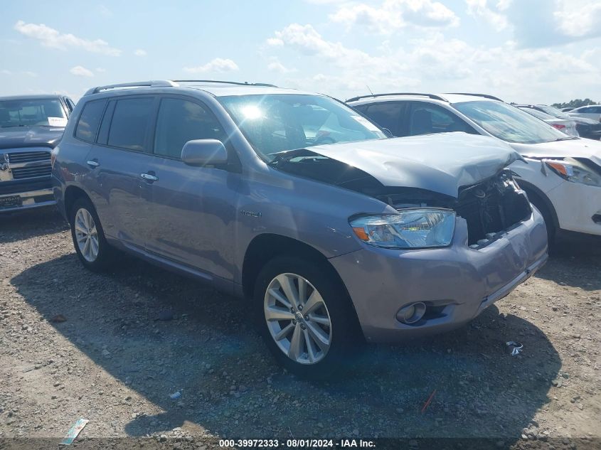 2010 Toyota Highlander Hybrid Limited V6 VIN: JTEJW3EH8A2038306 Lot: 39972333