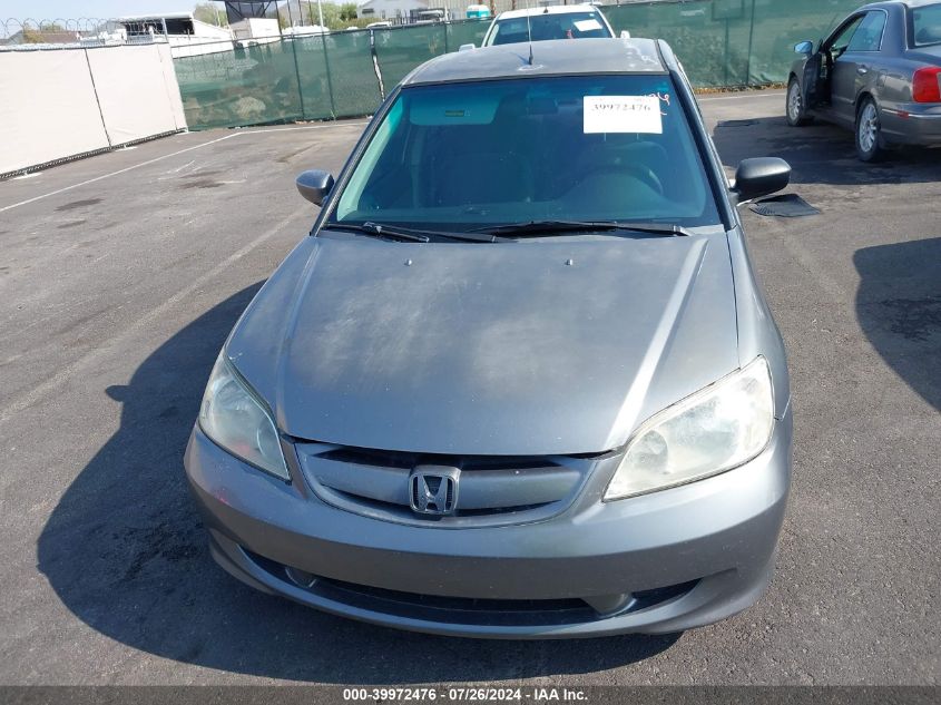 2004 Honda Civic Hybrid VIN: JHMES96664S000691 Lot: 39972476