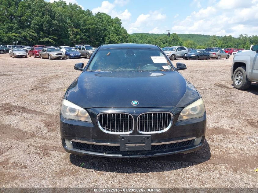 2012 BMW 750Li VIN: WBAKB8C5XCC963612 Lot: 39972515