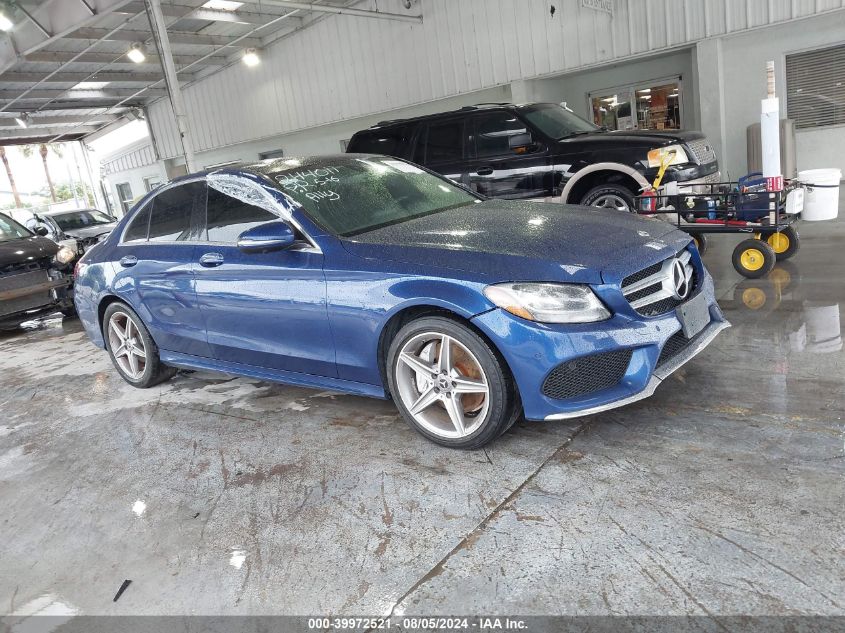 2018 Mercedes-Benz C 300 4Matic VIN: 55SWF4KB6JU244011 Lot: 39972521