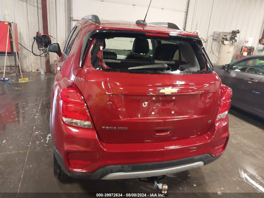 2019 Chevrolet Trax Lt VIN: 3GNCJPSB8KL393308 Lot: 39972634