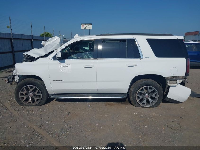 2018 GMC Yukon Sle VIN: 1GKS2AKCXJR270757 Lot: 39972681