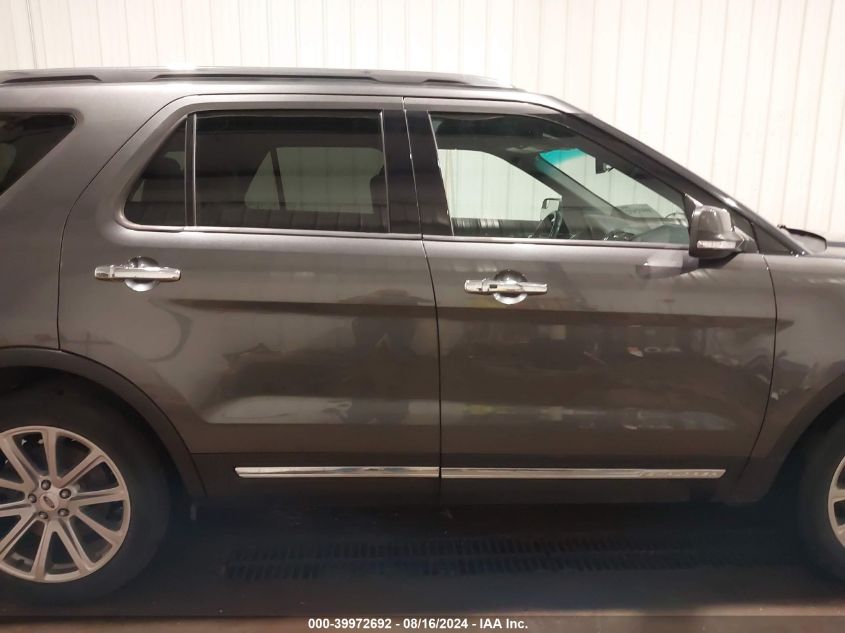 2017 Ford Explorer Limited VIN: 1FM5K8F80HGC93358 Lot: 39972692