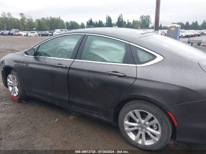 2016 Chrysler 200 Limited VIN: 1C3CCCABXGN181471 Lot: 39972728