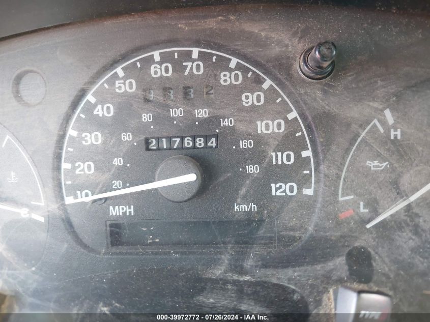 1998 Ford Ranger Xl/Xlt VIN: 1FTYR14CXWPB24537 Lot: 39972772