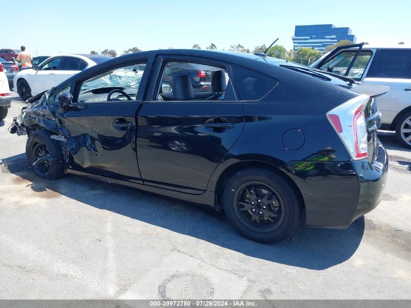 2012 Toyota Prius Three VIN: JTDKN3DU3C5466795 Lot: 39972780