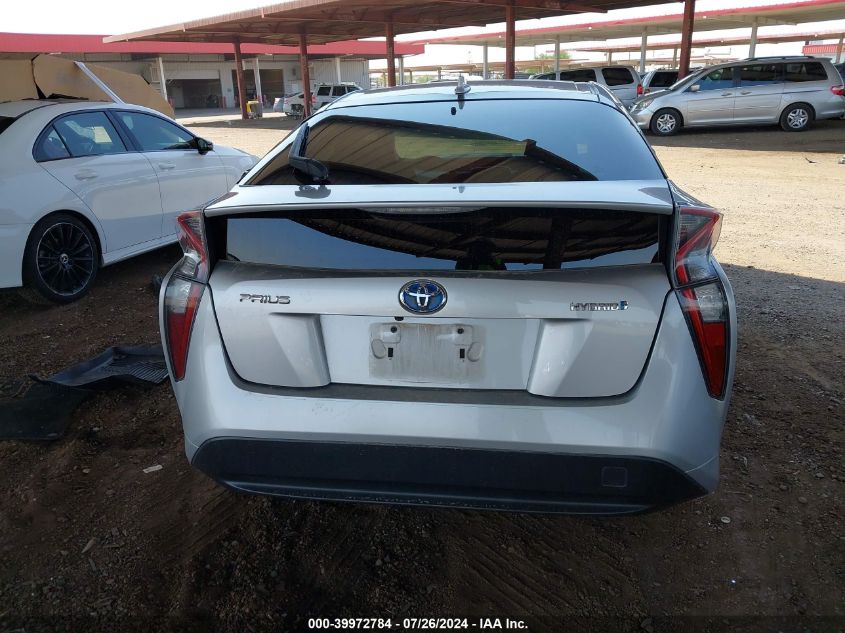 2016 Toyota Prius Three VIN: JTDKARFU0G3022495 Lot: 39972784