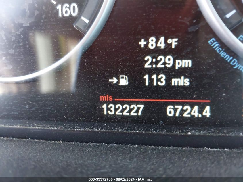 2013 BMW 528I I VIN: WBAXG5C54DDY32080 Lot: 39972786