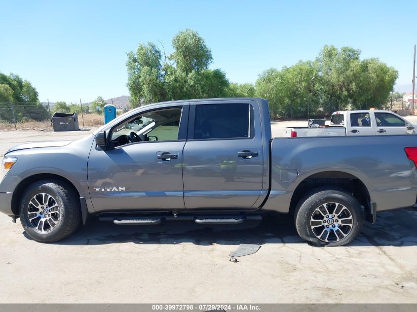 2022 Nissan Titan Sv 4X2 VIN: 1N6AA1EE8NN106067 Lot: 39972798