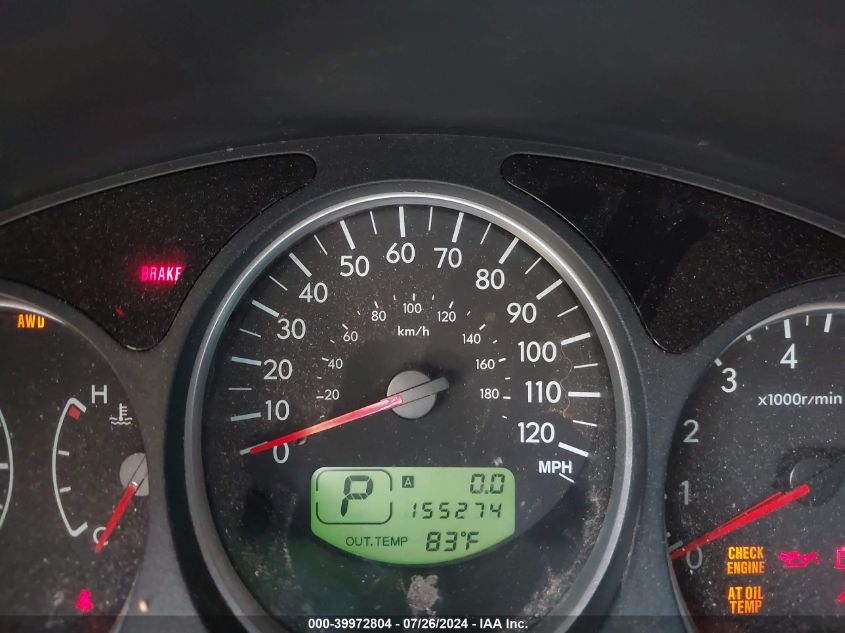 2006 Subaru Forester 2.5X VIN: JF1SG63646H754705 Lot: 39972804