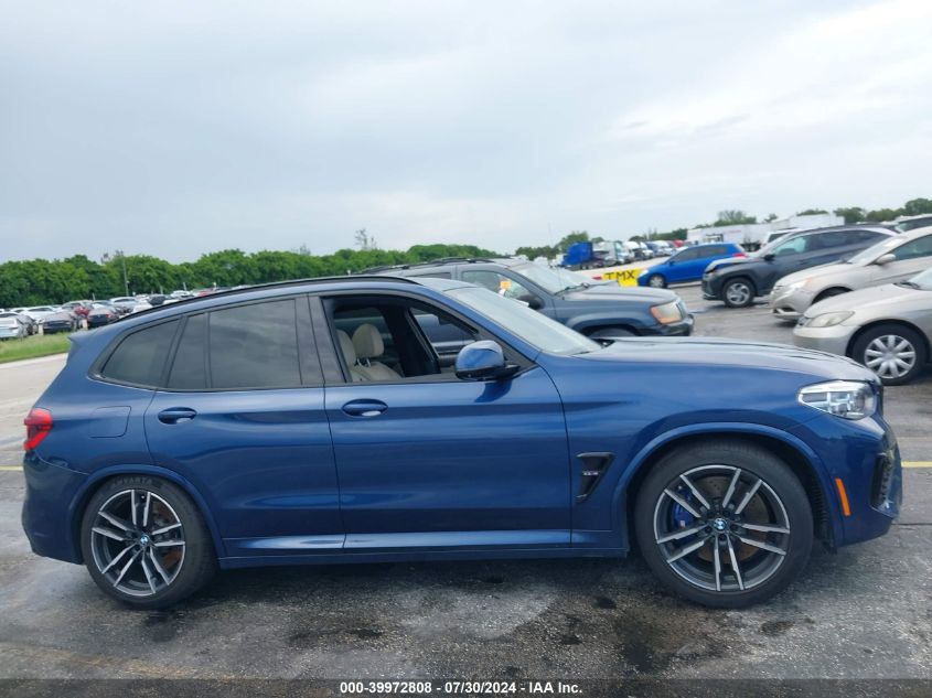 2020 BMW X3 M VIN: 5YMTS0C0XL9B70136 Lot: 39972808