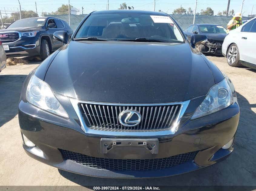 2009 Lexus Is 250 VIN: JTHBK262695106829 Lot: 39972824