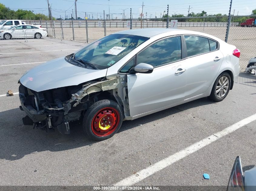 2016 Kia Forte Lx VIN: KNAFX4A64G5605830 Lot: 39972857