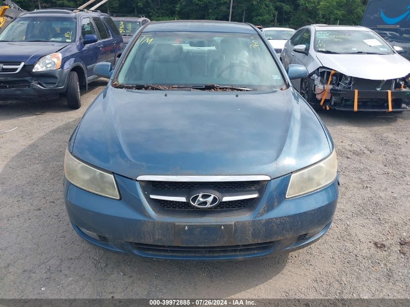 2007 Hyundai Sonata Limited/Se V6 VIN: 5NPEU46F77H216874 Lot: 39972885
